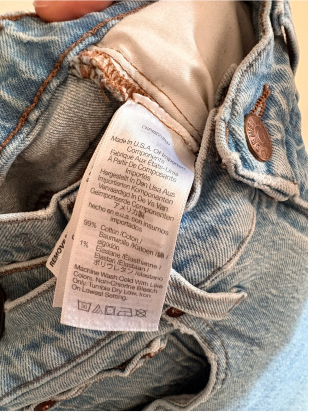 Women's Madewell Balloon High Rise Jeans Women’s Size 23 - Picture 9 of 10